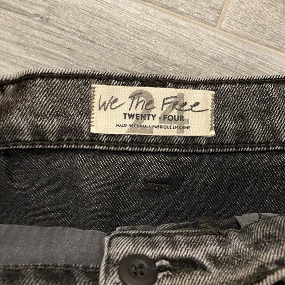 NWT FREE PEOPLE sulphor black skirt size 24 - Picture 6 of 10